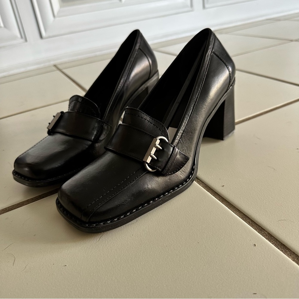 Black Mules Heels